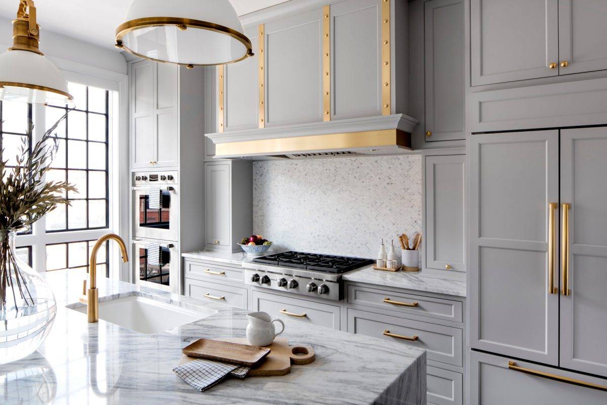 Grey & Gold Kitchen Design — West Coast Capri